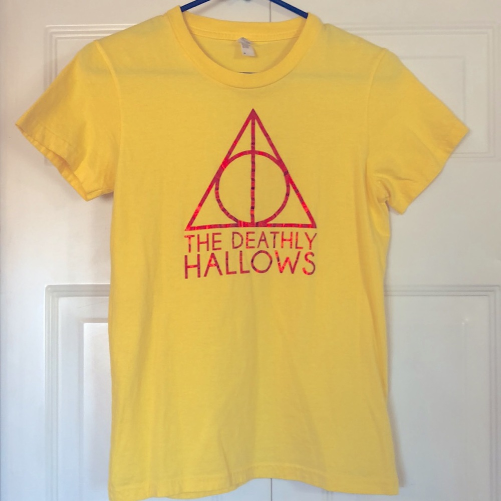 The Deathly Hallows, Harry Potter T-Shirt | Size M | American Apparel